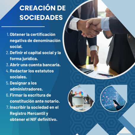 CREACIÓN DE SOCIEDADES